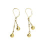 Dolly Gold Fill Dangle And Sphere Earrings, thumbnail 2 of 3
