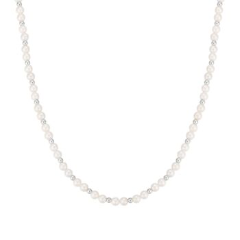 Shell Pearl Necklace Steel Bead Chain For Men, 2 of 11