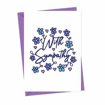 Floral Sympathy Card, 4 of 5