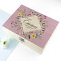 Personalised Classy Botanical Filled Tea Box, thumbnail 3 of 9