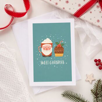 Sweet Cupcake Christmas Card, 4 of 6