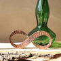 7th Anniversary Gift Copper Infinity Sculpture, thumbnail 5 of 8