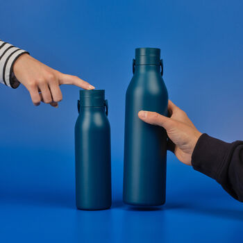 Circular And Co 500ml Stainless Steel Water Bottle Midnight Blue, 5 of 7