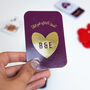 Personalised Foiled Couples Playing Cards In A Tin, thumbnail 4 of 9