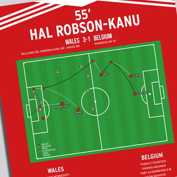 Hal Robson–Kanu Euro 2016 Wales Print, 2 of 2