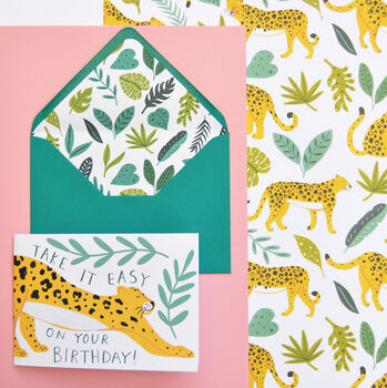 Leopards In The Jungle Wrapping Paper, 8 of 11