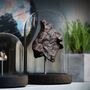 Chondrite Meteorite Real Authentic Space Meteor Fragment Bell Jar, thumbnail 3 of 5