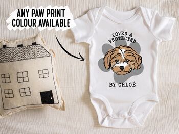 Maltipoo Baby Onesie, 3 of 6