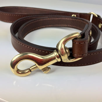 Personalised Leather Dog Lead, 3 of 6