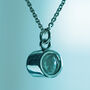 Personalised Minimalist Hidden Photo Necklace In Sterling Silver, thumbnail 2 of 9
