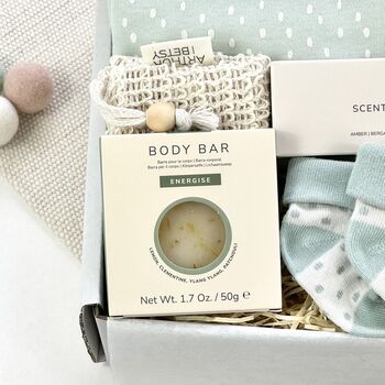 New Parent And New Baby Little Raff Gift Set Box, 5 of 8