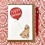 Personalised Labradoodle Birthday Card, thumbnail 6 of 6