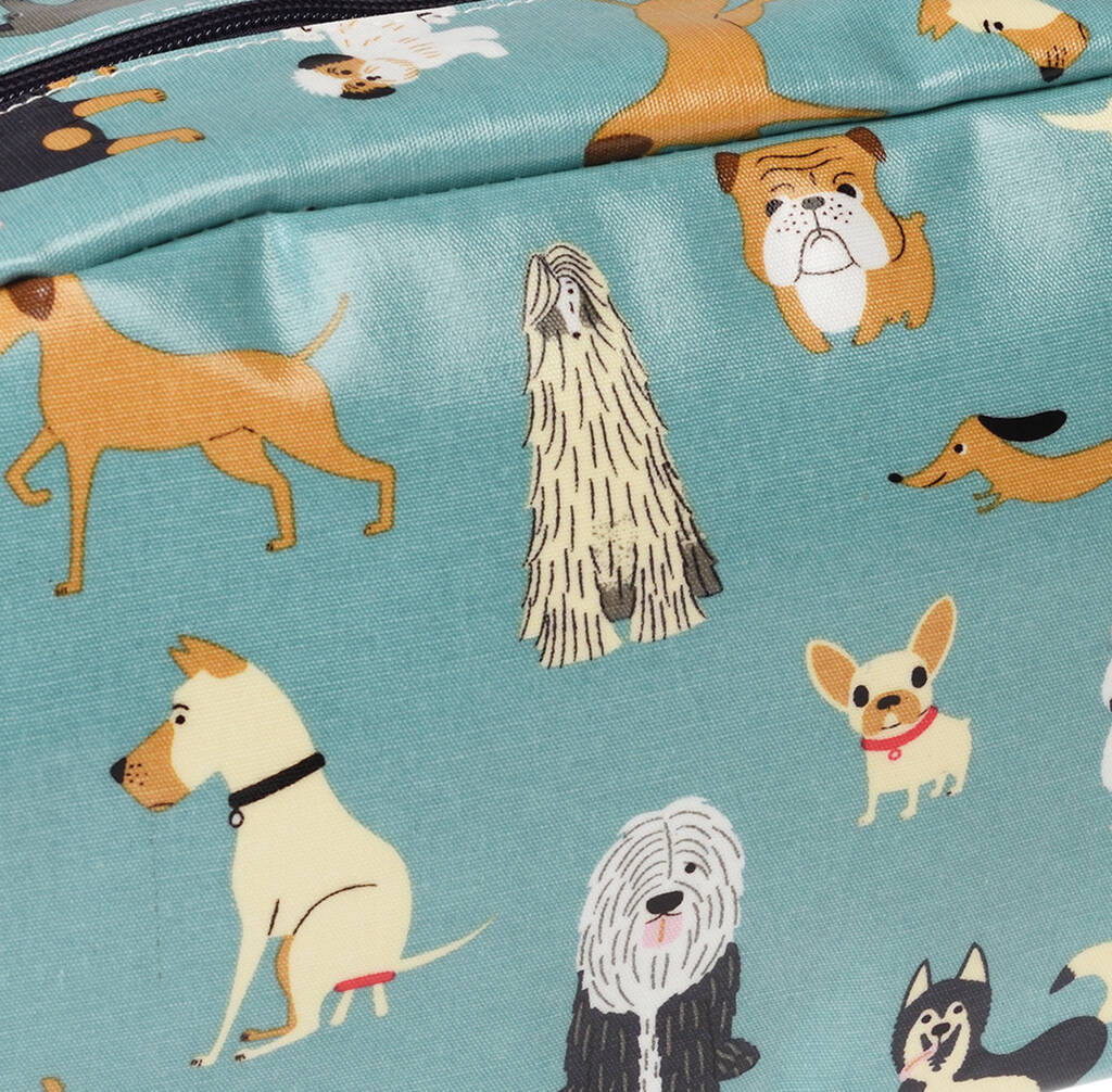 Best In Show Colourful Dog Design Makeup Bag By Over & Over
