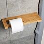 Wooden Toilet Paper Rack With Shelf, thumbnail 11 of 11