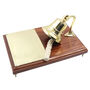 Personalised Ship Bell Rosewood Plaque Gift For Anniversary, thumbnail 8 of 9