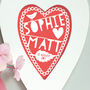 Personalised Framed Heart Print, thumbnail 3 of 12