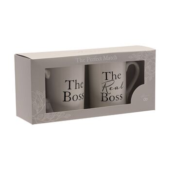 The Boss Mug Set – ‘The Boss’ And ‘The Real Boss’, 4 of 4