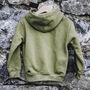Hand Dyed 'I Let The Dogs Out' Children's Hoodie, thumbnail 3 of 6