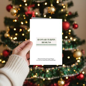 Grey French Bulldog Christmas Card, 5 of 5