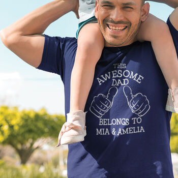 Fathers Day Gift Personalised T Shirt For Dad, 2 of 4