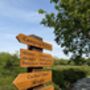 Personalised Directional Fingerpost Sign, thumbnail 1 of 10