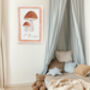 You Are So Loved Mushroom Nursery Art Print, thumbnail 3 of 3