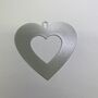 Hanging Heart Metal Cut Out Ornament, thumbnail 4 of 4
