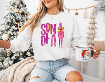 Son Of A Nutcracker Christmas Jumper, 5 of 7
