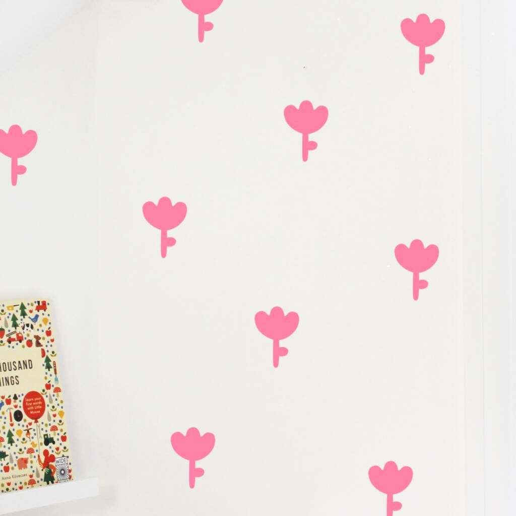 Tulip Flower Wall Stickers, 1 of 5