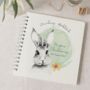 Woodland Bunny Christening Guest Book, thumbnail 1 of 4