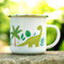 Dinosaur Enamel Mug, thumbnail 1 of 2