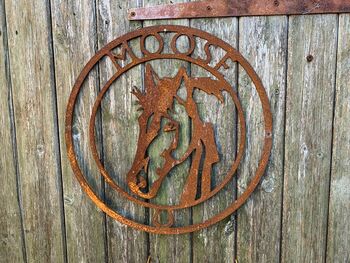 Personalised Metal Horse Stable Door Name Plate, 2 of 4