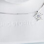 Sterling Silver Snowflake Pendant Necklace, thumbnail 2 of 4