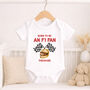Personalised Born To Be An F1 Fan Outfit, thumbnail 2 of 8