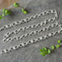 Scroll Link Chain Necklace In Sterling Silver, thumbnail 1 of 3