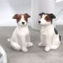 Jack Russell Terrier Ceramic Salt And Pepper Shaker Set, thumbnail 1 of 7