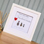 'Stole my Heart' Personalised Pebble Art Fathers Day, thumbnail 1 of 7