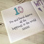 Personalised Auntie/ Uncle Wedding Book Card, thumbnail 6 of 8
