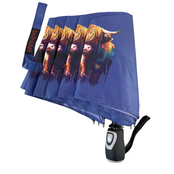 Highland Cow Print Umbrella, 3 of 5