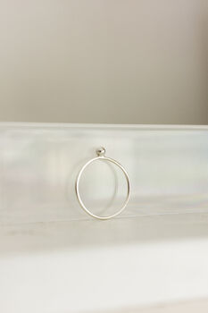 Sterling Silver Zero Waste Pebble Ring, 2 of 5