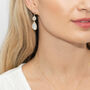 Double Drop Handcut Gemstone Earrings, thumbnail 4 of 10