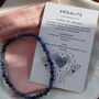 Sodalite Crystal Bracelet For Confidence And Calm, thumbnail 2 of 6