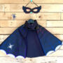 Personalised Kids Halloween Dress Up Cape And Mask Set, thumbnail 2 of 4