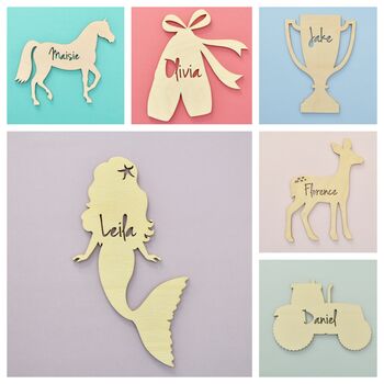 Personalised Bird Wooden Name Sign, 8 of 10