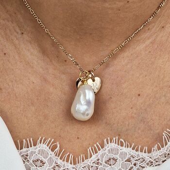 Gold Vermeil Plated Pearl Wedding Gift Necklace, 3 of 6
