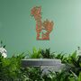 Rusty Metal Cat And Butterfly Garden Decor Wall Art, thumbnail 9 of 10