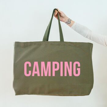 Really Big Camping Bag. Oversized Tote, 8 of 8