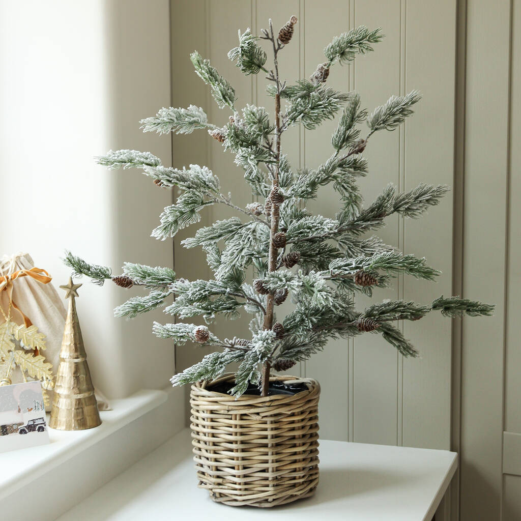 Faux Snowy Alpine Tree, 1 of 5