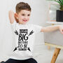 Personalised Big Brother To Be Kids Top / T Shirt, thumbnail 1 of 3