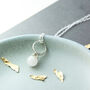 Sterling Silver Moonstone Drop Necklace, thumbnail 1 of 10
